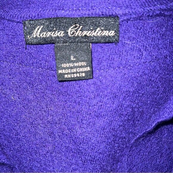 Marisa Christina wool sweater Size L - Picture 3 of 4